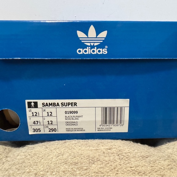 Adidas Samba Super Leather Sneakers - Picture 7 of 7